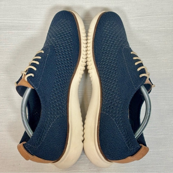 Cole Haan 2.0 ZeroGrand Stitchlite Oxford Knit Shoe-Blue-Men Size 9.5 - Picture 6 of 9